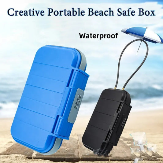 Beach Safe Box 4-digit Combination Lock With Steel Wire