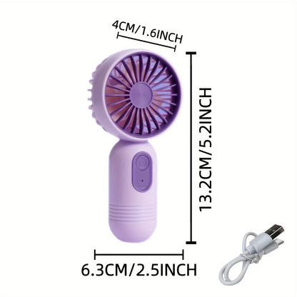 Mini  USB charging  3-speed fan