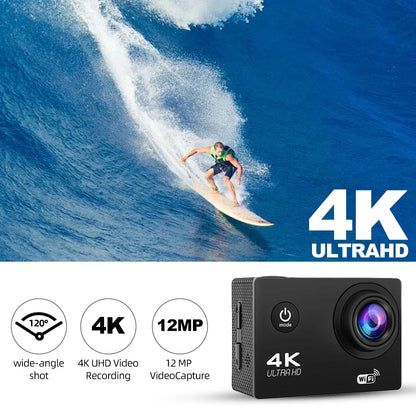 4K Waterproof Action Camera 1080P/30FPS