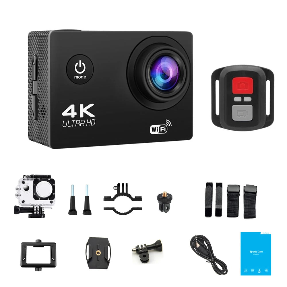 4K Waterproof Action Camera 1080P/30FPS