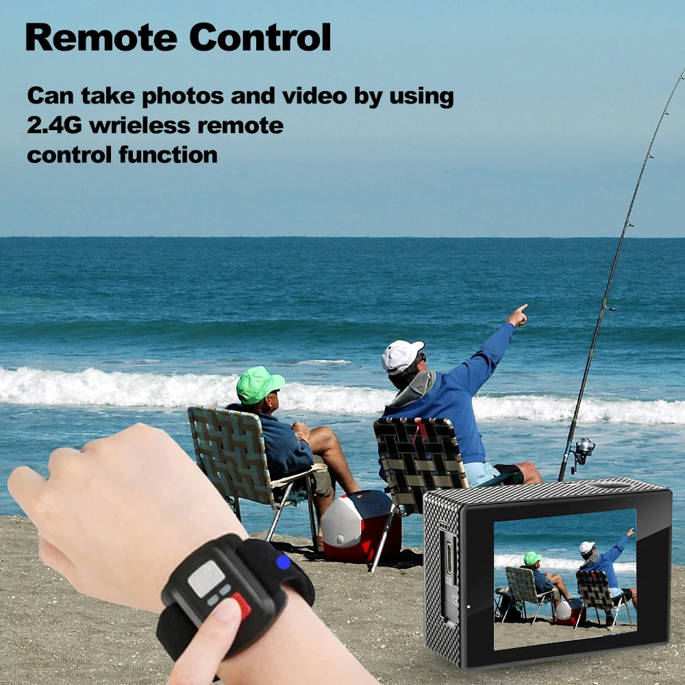 4K Waterproof Action Camera 1080P/30FPS
