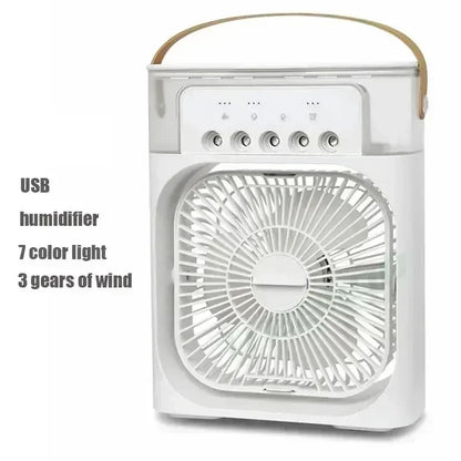 Mini Air Cooler LED Night Light Portable