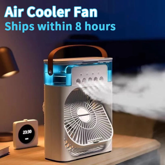Mini Air Cooler LED Night Light Portable