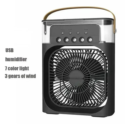 Mini Air Cooler LED Night Light Portable