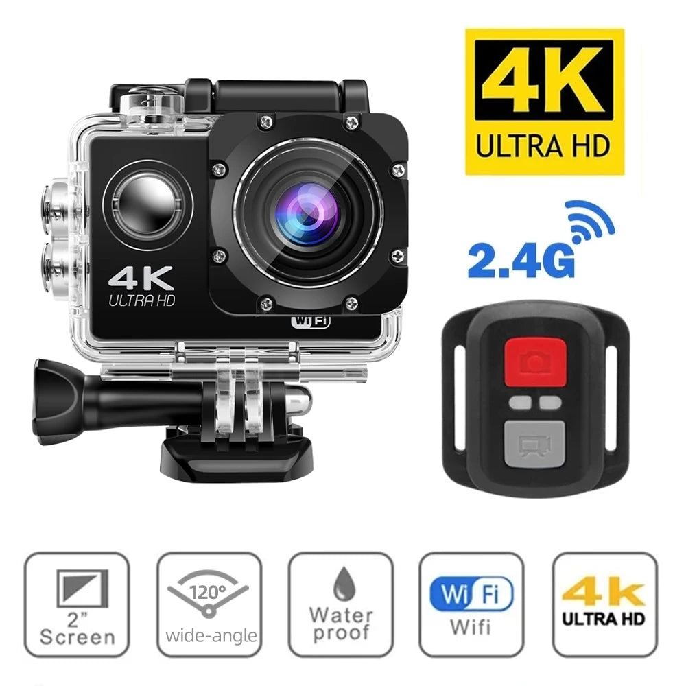 4K Waterproof Action Camera 1080P/30FPS